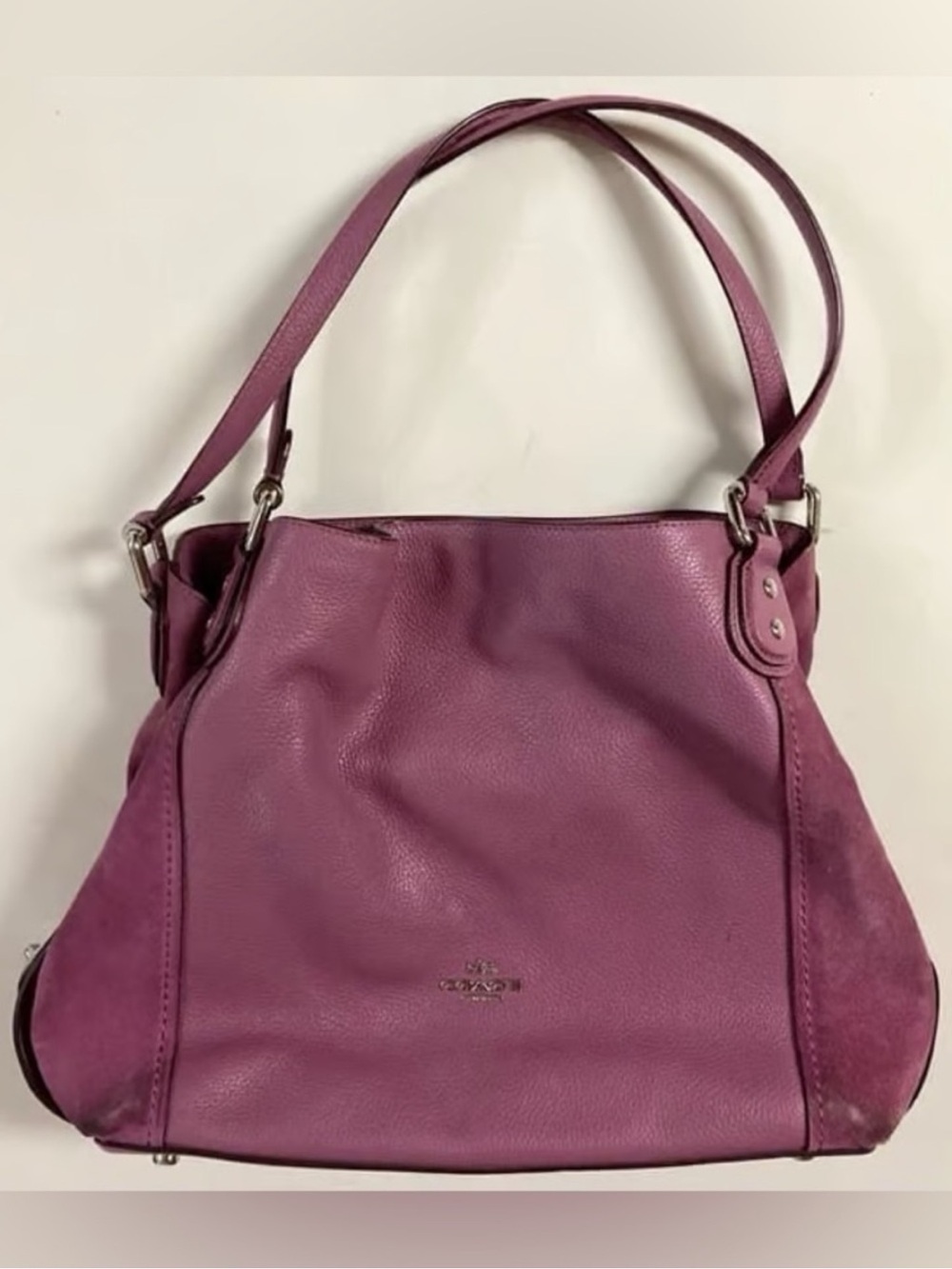 Coach Edie Primrose Purple Purse